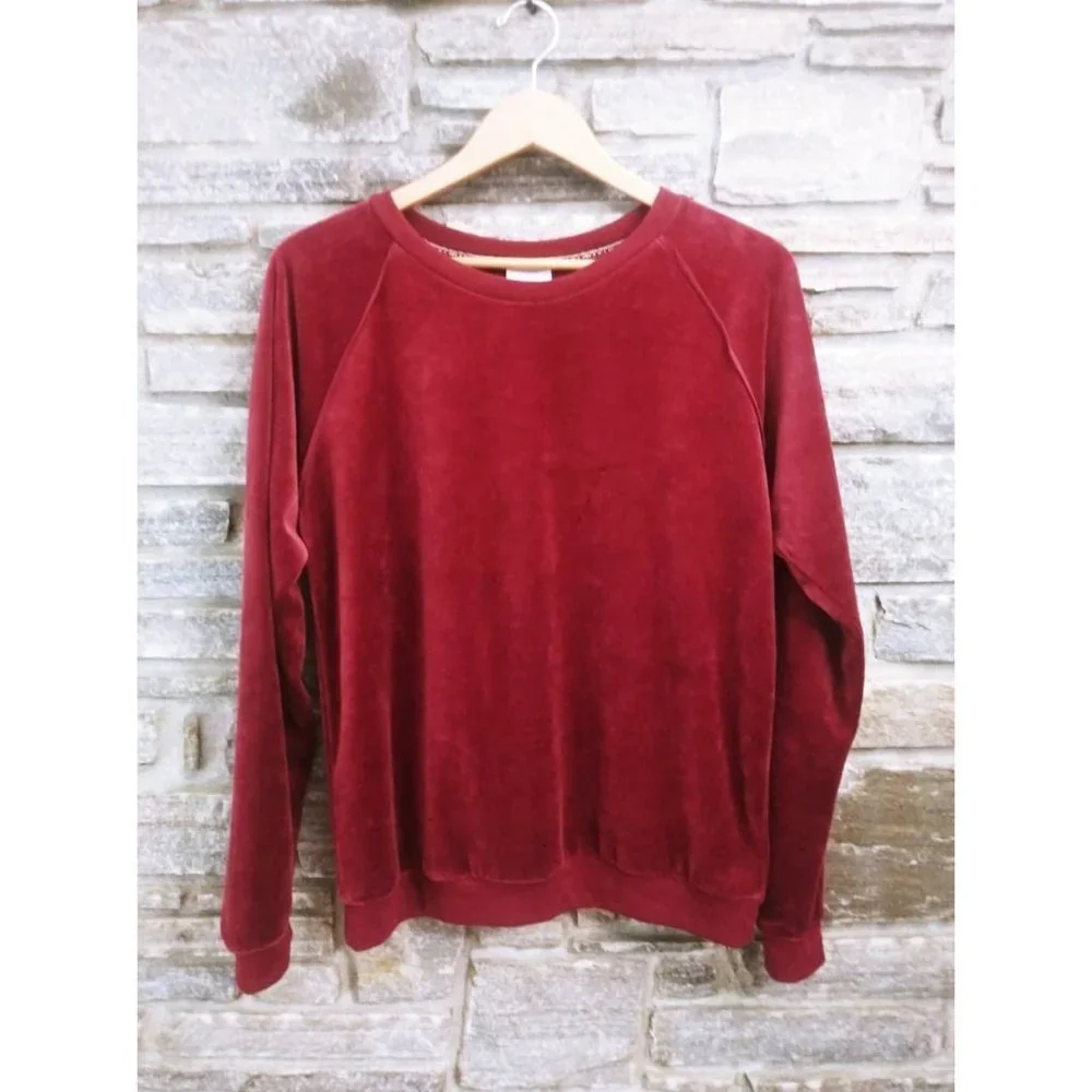 NWT Women's‎ Knox Rose Soft Rib Knit Cuffed Long Sleeve Sweatshirt